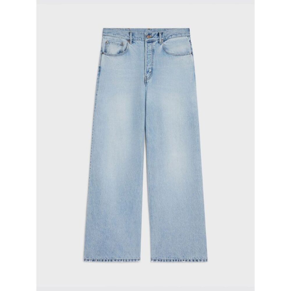 Celine Jeans Men Gnawed Blue